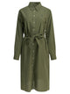 Polo Ralph Lauren Chemisier Midi Dress With Logo