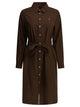 Polo Ralph Lauren Cotton And Linen Midi Dress
