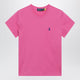 Polo Ralph Lauren Polo Pony Cotton Crewneck T-Shirt In Accent Pink