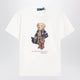 Polo Ralph Lauren White Polo Bear Cotton Tshirt