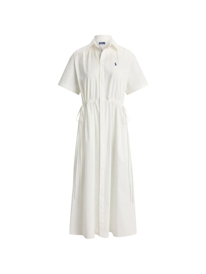 Polo Ralph Lauren Woven Short Sleeves Midi Shirt Dress
