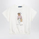 Polo Ralph Lauren Ivory Polo Bear Shortsleeve Cotton Sweatshirt