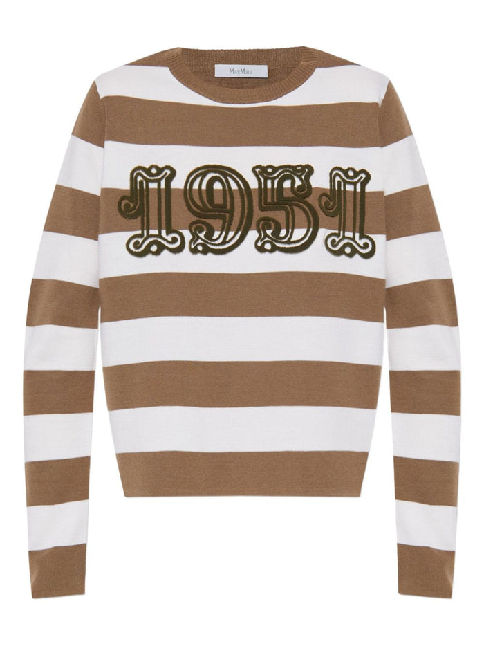 Max Mara Striped Wool Sweater