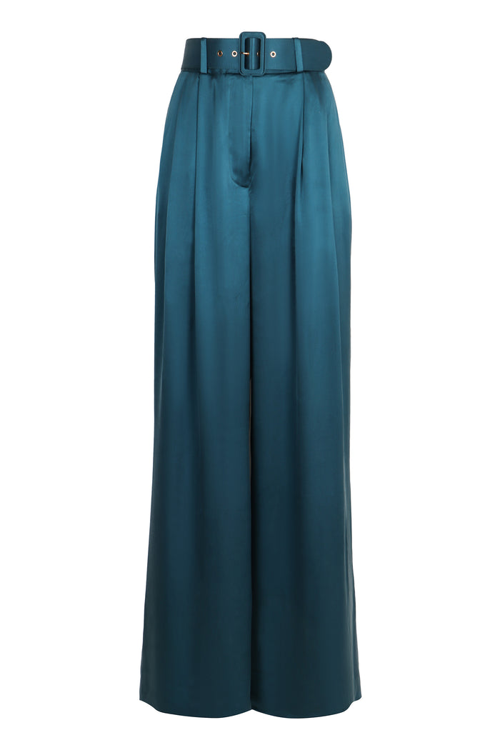 Zimmermann Tuck Silk Trousers