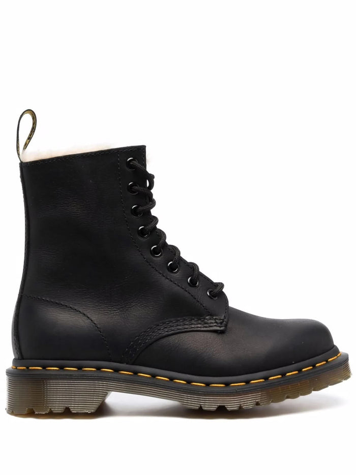 Dr. Martens 1460 Serena Black Leather Boots