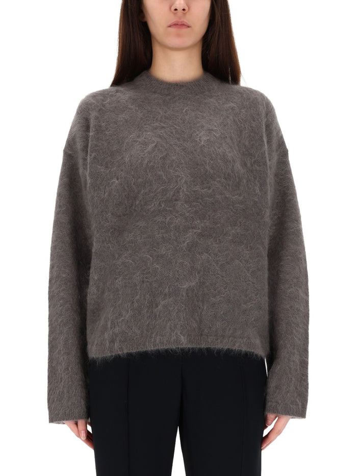 The Garment Grey Mohair-Blend Sweater