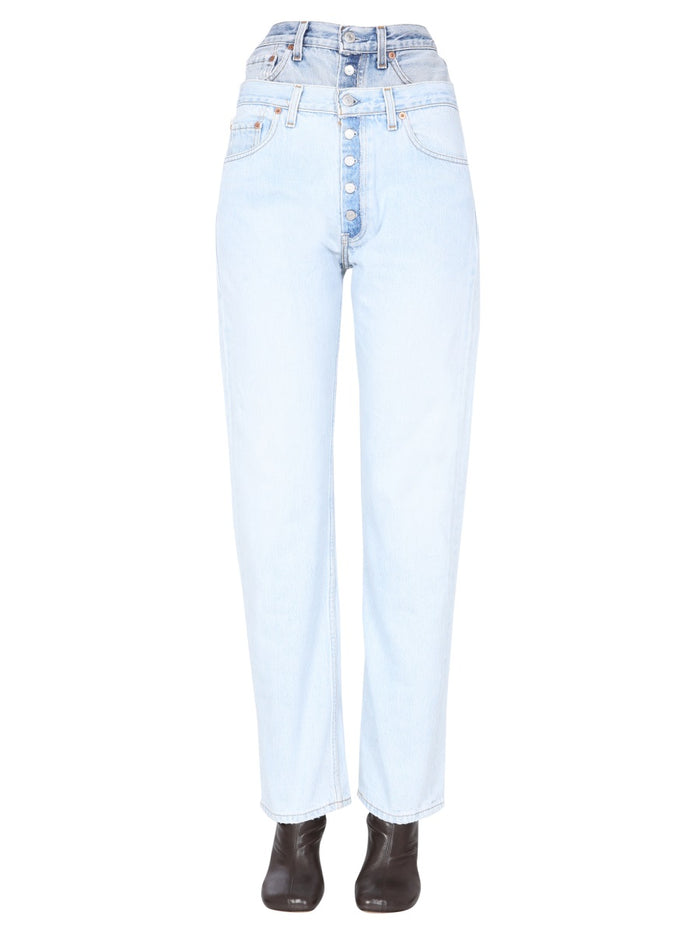 1/Off Double Waisted Jeans