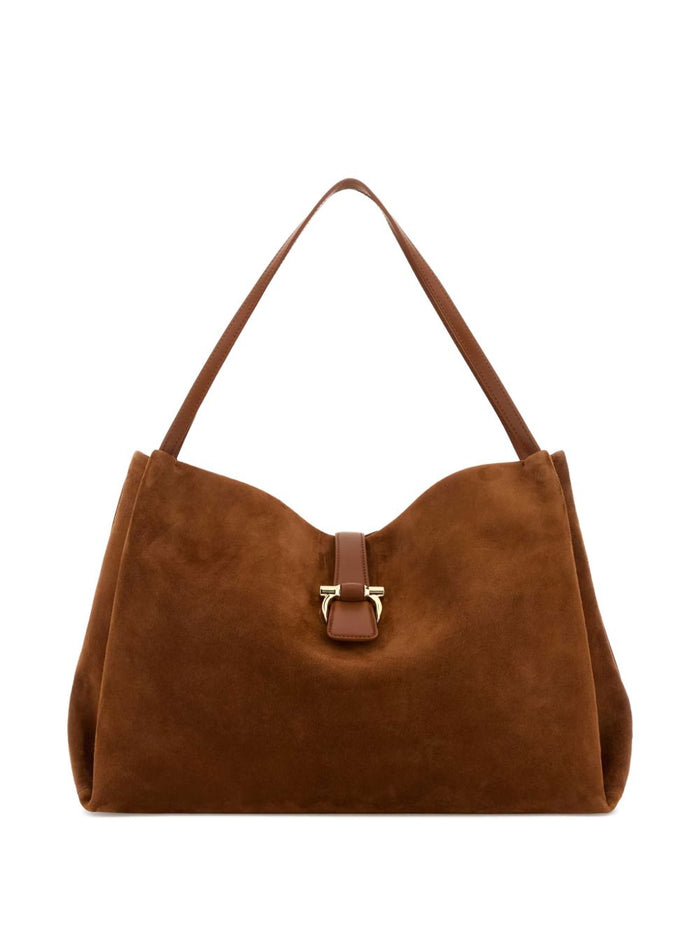 Ferragamo Medium Leather Shoulder Bag