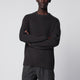 C.p. Company Dark Grey Cotton-Blend Ribbed Sweater