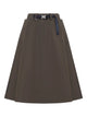 Prada Army Green Tech Fabric Skirt