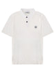 Stone Island White Cotton Polo Shirt
