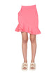 Alexander Mcqueen Mini Skirt With Ruches