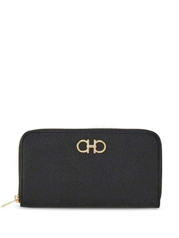 Ferragamo Black Leather Wallet