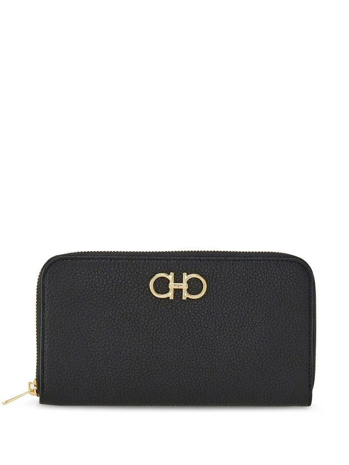 Ferragamo Black Leather Wallet