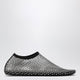 Christopher Esber Black Minette Slipon Mesh Ballet Flats With Crystals