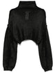 Max Mara Sportmax Cropped Cotton Sweater