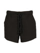 Ganni Shorts With Ruffled Elastic