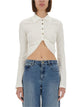 Courregès Cropped Polo Shirt Twist