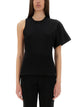 Courregès Oneshoulder Tshirt In Scuba