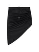 Courregès Twist Sport Black Polyester Skirt