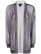 Avant Toi Hand Painted Chiffon Cardigan With Pure Silk Fine Back And Edges