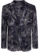 Avant Toi "Zola" Camouflage Effect Micro Mat Stitch Rever Jacket With Patch Pocket