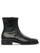 Maretto Black Rubber Ankle Boots