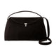 Toteme Tlock Bag Brown Espresso In Suede Leather