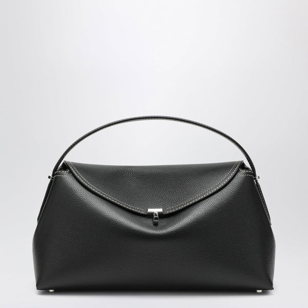 Toteme Everyday Bag In Black Grained Leather
