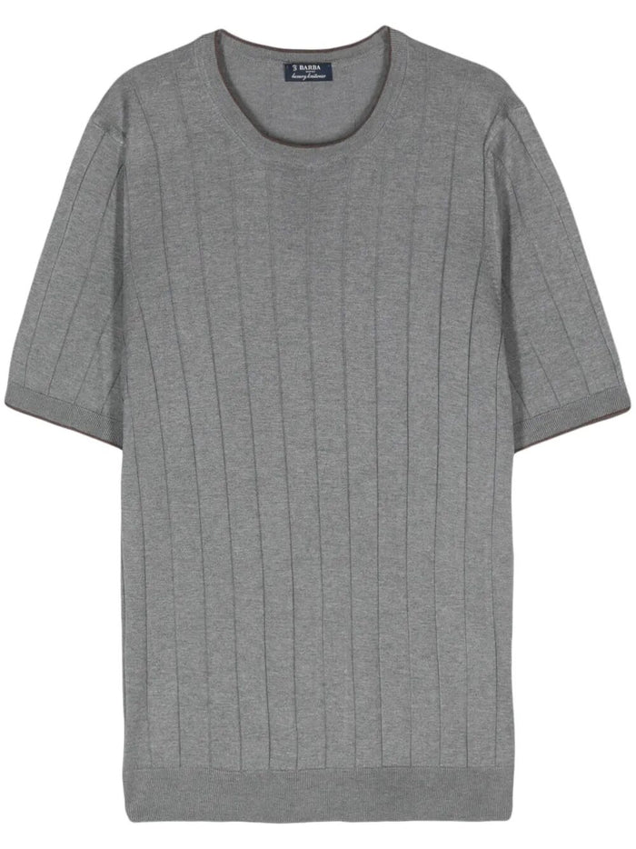 Barba Napoli Silk Round Neck Sweater