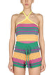 Gallo 1927 Striped Pattern Top