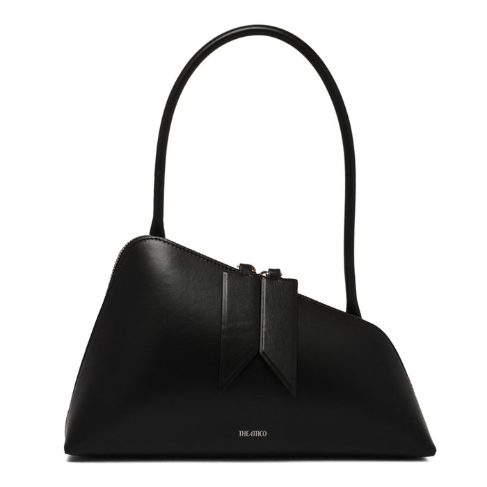 The Attico Sunrise Bag Black In Leather