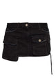 The Attico Fay Denim Mini Skirt