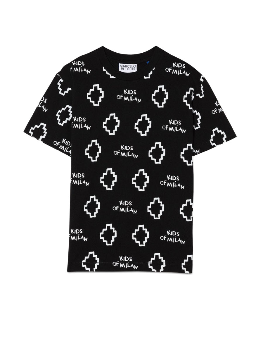Marcelo Burlon County Of Milan Multicolor Wings T-Shirt S/S