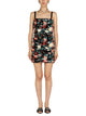 Dolce & Gabbana Rose Embroidery Short Dress