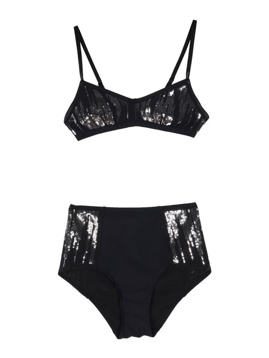 Huala Pin Up Set With Sequins