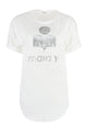 Isabel Marant Etoile Koldi Logo Print Linen T-Shirt