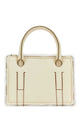 Dentro Ivory Leather Mini Otto Handbag