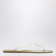 Christopher Esber Jo Thong Sandals In Khaki Clear