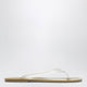 Christopher Esber Jo Thong Sandals In Khaki Clear