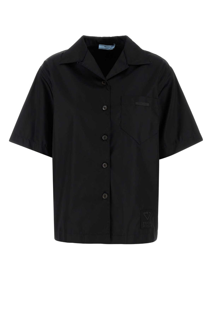 Prada Black Gabardine Shirt