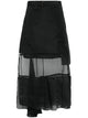 Sacai Fabric Combo Skirt