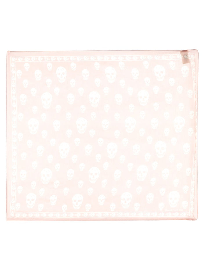Alexander Mcqueen Classic Skull Scarf