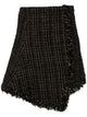 Sacai Tweed Wool Mini Skirt