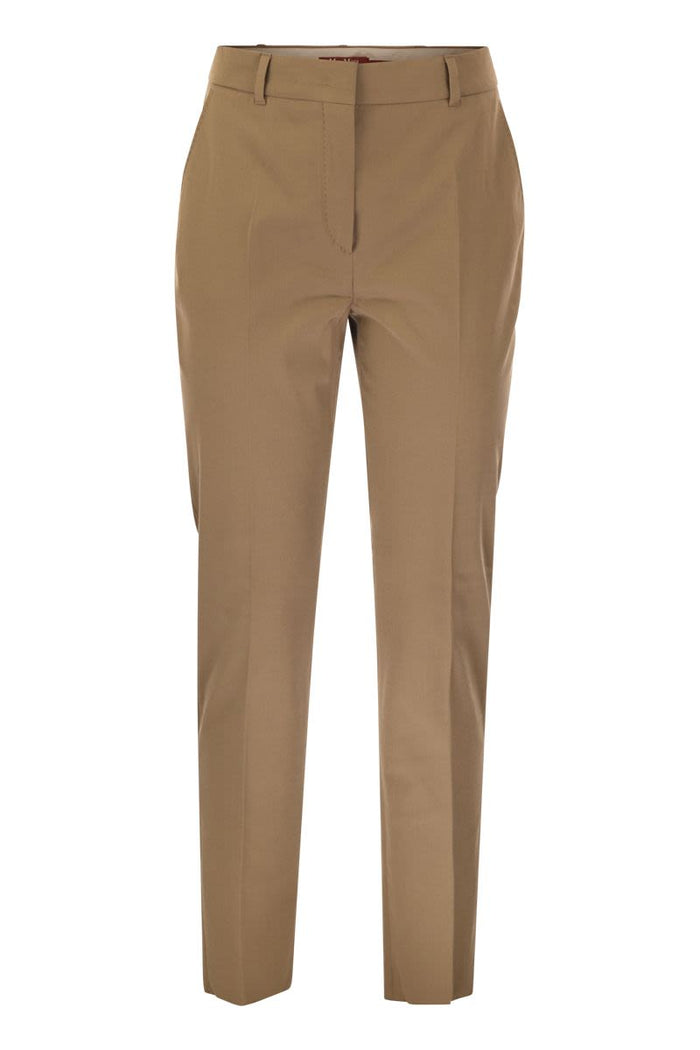 Max Mara Studio Cotton Cigar Trousers