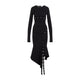 The Attico Longuette Midi Dress