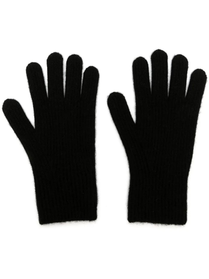Toteme Ribbed Knit Cashmere Gloves