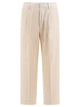 Nn07 Viscose Beige Trousers