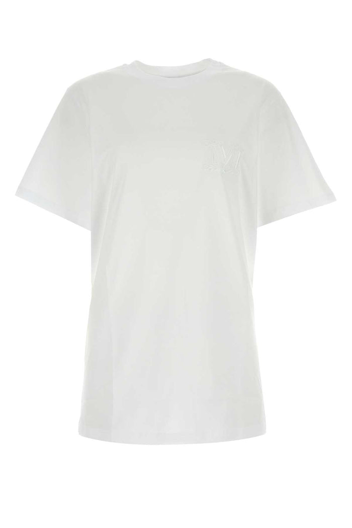 Max Mara White Cotton Mango T-Shirt