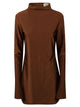 Max Mara Sportmax Black Stretch Clothing Dresses